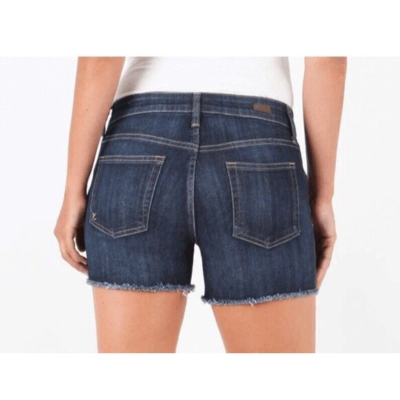 Kut From The Kloth Gidget Fray Short Sz 18 New - Picture 2 of 10
